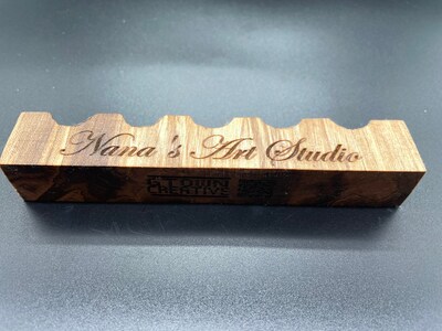 PAINT BRUSH rest, Gift for Painter, Paint Brush Holder, Personalized, Laser engraved, Gifts for Artists, Artist Gifts, Brush Rest, Painter - image5